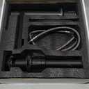Matte Black Bathroom Faucet Single Handle Bathroom Sink Faucet Matte Black Single Hole Basin Vanity Faucet with Pop-up Drain Suitable for 1 Hole or 3 Hole, Modern One Hole Bathroom Faucet