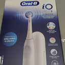 Oral-B iO Simple Clean Rechargeable Electric Powered Toothbrush, Pure White with 1 Gentle Care Brush Head and 1 White Travel Case - Automatic Pressure Sensor to Protect Gums - 3 Modes -2 Min Timer