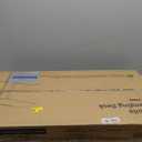 Mobile Standing Desk, Pneumatic Adjustable Rolling Desk(31.5 Inches), Portable Laptop Desk with Wheels, Overbed Bedside Table Laptop Table for Couch, Home, Office, White (32")