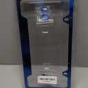 Bottom Corner Cut Out Version License Plate Frame Blue Mirror Chrome Electroplating Universal Fit Aluminum Screw On Cap Cover, T304 Stainless Steel, Rust Weather Proof (Qty: 1 Frame) Blue Chrome