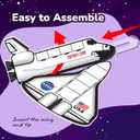 ArtCreativity Space Shuttle Gliders, Set of 24, Flying Toys for Boys & Girls, Made of Foam Material, Outdoor Toys for Children, Outer Space Party Favors for Kids, Great for Indoor & Outdoor Play