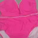 BMJL Women's High Waisted Bikini Sets Tummy Control Swimsuits Two Piece Bathing Suit Cute Swim Suits 2026 (Large, Hot Pink)