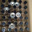 36 Pack, 2 oz Small Clear Glass Bottles w/Lid & 6 Stainless Steel Funnels - 60ml Boston Sample Bottles - Mini Travel Essential or Decorative Bottles for Potion, Juice, Wellness, Ginger Shots, Whiskey