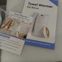Towel Warmer, 20L Large Towel Warmers for Bathroom, Towel Bucket Fits Up Two 40"X70" Oversized Towels, Bathrobes, Blankets, Towel Heater with LCD, 4 Timer Setting and Auto Shut Off(White)