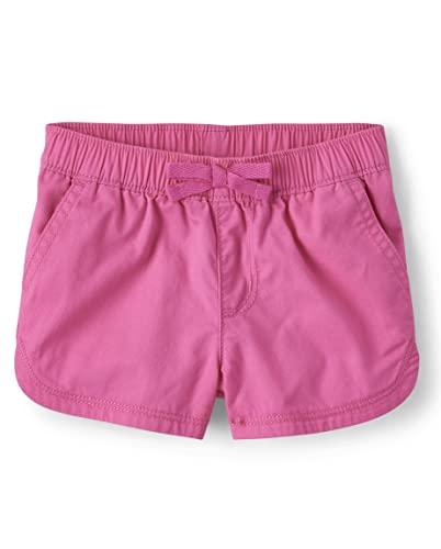 The Children's Place,And Toddler Girls Fashion Pull on Shorts,Baby-Girls,French Rose,6-9 Months