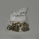 W/W Lifetime Dog Chain Collar Choke Collar Heavy Duty Chew Proof 19MM 14K Gold Plated Stainless Steel Dog Training Collar(19MM, 26")