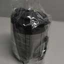 PULIV Large Pill Bottle Organizer for Holding 6 Various Vitamins without Filling Hassle, Supplement Organizer for Travel, Anti-Mixing Pill Box Case with Wide Opening for Easy Pill Retrieval, 20 Labels (Black)