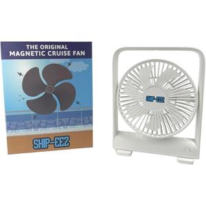SAILPAK Magnetic Cruise Ship Approved Fan 12000mAh XL Battery LED Light - Approved for all cruise lines