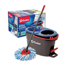 O-Cedar RinseClean Spin Mop With 2-Tank System and Microfiber Mop Head