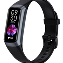 Fitness Tracker with Heart Rate/Blood Oxygen/Sleep Monitor, 20+ Sports Modes Smart Watches for Women/Men, Activity & Step Tracker Smart Watch for Android/iOS Phones (Dark Black)