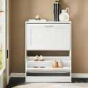 Haotian Shoe Cabinet Storage for Entryway, 2-drawers