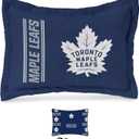 Northwest NHL Quilted Throw Blanket with Sham, Soft Cozy Bedding, All Seasons, 60 x 80 inches
