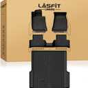 LASFIT Floor Mats&Trunk Mat Fit for BMW i4 2022 2023 2024 2025 M50/eDrive40/eDrive35/xDrive40, All Weather TPE Custom Fit 1st&2nd Row Full Set Car Mats & Cargo Liner, Black