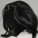 Liyouda Black Bob Wig Middle Part Inverted Bob Synthetic Bob Lace Front Wigs for Black Women Straight Lace Bob Wigs Short Bob Hair Wigs Angled Bob Cut Wig for Women