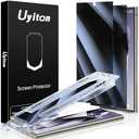 Uyiton UnBreak-Glass for Samsung Galaxy S24 Ultra Privacy Screen Protector, [Ultrasonic Fingerprint Support][Auto-Alignment Frame] Scratch-Resistant Bubble-Free S24 Ultra Tempered Glass Screen-2 Pack