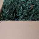 8 ft. Pre-Lit LED Artificial Christmas Tree Hinged with 600 LED Lights and Pine Cones