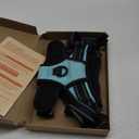 PoyPet No Pull Dog Harness, Reflective Comfortable Vest Harness with Front & Back 2 Leash Attachments and Easy Control Handle Adjustable Soft Padded Pet Vest for Small Medium Large Dogs (Mint Blue,M)