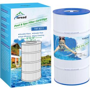 TOREAD PXST100 Pool Filter Replaces Hayward X-Stream CC1000, CCX1000-RE, Pleatco PXST100, Ultral-B6, Unicel C-8311,Filbur FC-1285, 817-0100N/P, Waterway Pro Clean 100, 1 Pack