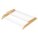 Whitmor Wood Drying Rack: Collapsible Clothes Dryer, Multicolored, 29.5" Width, 32 lb Capacity, No Tools Assembly
