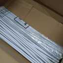 Ripeng 30 Pack Tension Rod Bulk Adjustable 28 to 48 Inch Spring Shower Curtain Rods Expandable White RV Tension Bars Cupboard Bars No Punching for Windows Bathroom Bedroom Kitchen Closet Wardrobes
