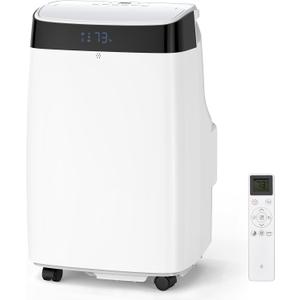 10000 BTU Portable Air Conditioner 4 - in - 1 Unit with Remote Control for Cooling 450 Sq.Ft Spaces, Ideal for Bedrooms and Offices, Featuring Sleep Mode and Self - Evaporation