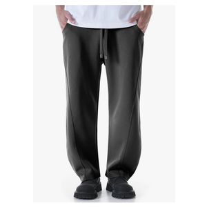 CANGHPGIN Mens Baggy Sweatpants Wide Leg Cotton Sweat Pants for Men Lounge Pant with Pockets, M