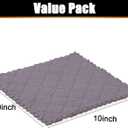 Mordimy 24 Pack Kitchen Cloths Dish Towels (10" x 10", Grey & Green), Super Soft and Absorbent Dish Cloths, Coral Velvet Microfiber Cleaning Cloth, Nonstick Oil Fast Dry Dishcloths