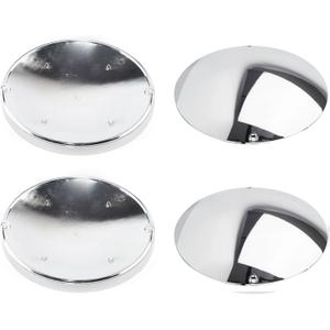 4Pcs 7.48" Hubcap 190mm Chrome Baby Moon Wheel Center Cap for 12 13 14 inch Wheel Rim, Vintage Custom Hub Cap