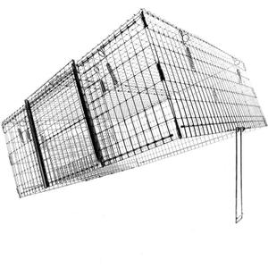 Tomahawk Live Trap - Model DT1 - Tomahawk TNR Series Neighborhood Cats Drop Trap - 36x36x14 Collapsible