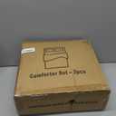 Queen Comforter Sets SkyBlue,3PCS Soft Lightweight Breathable Bedding Comforter Sets for All Season, Queen Size(90''90'' Comforter & 2 Pillowcases)