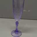 CHICERA 24 Pcs Purple Plastic Champagne Flutes，Purple Champagne Glasses Bulk, Made of Durable Plastic Material Can be Used for Weddings, Everyday Fun Parties and More!