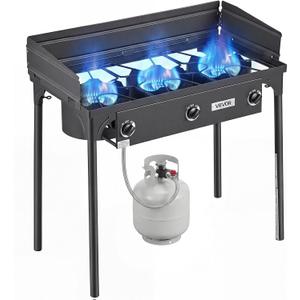 VEVOR Outdoor Propane Gas Stove, Propane LPG Gas Camping Stove,