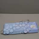 Mouse Pad with Wrist Rest, Soft Cloud Gel Keyboard Mouse Pad Set with Hand Wrist Support, Cute Non Slip Office Desk Accessories for Comfort/Pain Relief/PC Gaming/Computer/Laptop, (Clear Cloud)