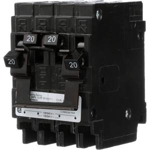 SIEMENS Q22020CT2NC 20/20A 120/240V 4P 10K NEW QUAD