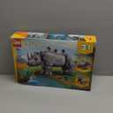 LEGO Creator 3 in 1 Wild Animals: Majestic Rhino with Birds Building Toys for Kids - Safari Pretend Play Toys for Girls & Boys, Ages 9+ - Gift for Birthdays - 31171