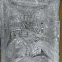 2PACK Stainless Steel Cat Litter Box with Lid, High-Sided Metal Litter Pan for Small Cats, Kitty Litter Box, Non-Stick & Odor-Resistant, Anti-Urine Leakage, Easy to Clean, Scoop Included (Silver Grey)