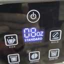 Hot & Iced Coffee Maker with Bold Setting, Single Serve Coffee Maker for K Cup and Grounds, 6-14 Oz Brew Sizes, 50 Oz Removable Water Tank, One Cup Coffee Machine with Reusable Filter, Black