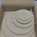 ORIISIN Round Pottery Molds for Handbuilding Plates, 5 Pcs Pottery Forms, Pottery Molds for Clay, Ceramic Molds Slump Molds for Pottery, Ceramic Plate Pottery Forming Molds