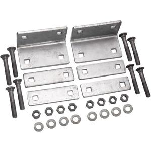 Extreme Max 3006.6838 Galvanized Dock Inside Corner Bracket Kit - Pack of 2