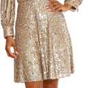 Maggy London Women's Holiday Sequin Dress Event Occasion Cocktail Party Guest of (10)