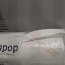 Pack and Play Mattress Topper - 38" x 26" x 1.5", Soft & Firm Premium Foam Pack N Play Mattresses Pad, Odorless Baby Foam Playpen Mattresses,Portable Playard Mattress Topper- Breathable & Comfort (Simple White)