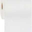 AmazonCommercial 1-Ply White Hardwound Paper Towels, High Capacity Roll, Compatible with Universal Dispensers, FSC Certified, 800 feet per Roll (Pack of 6)