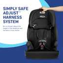 Graco Tranzitions 3-in-1 Harness Booster Car Seat, Forward Facing Car Seat, Highback, to Backless Booster, Cinder, EXP: 12/08/2035