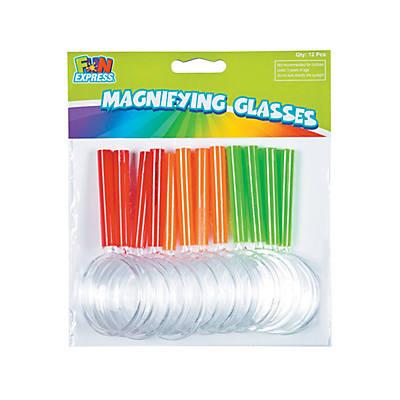 Plastic Magnifying Glasses 12CT Plastic Magnifying Glasses 12CT