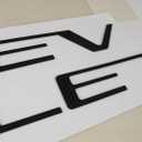 Tailgate Insert Letters Compatible with 2023 2024 2025 Chevy Colorado 3D Emblems Badge with Strong Adhesive Matte Black