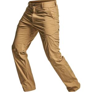 CQR Men's Quick Dry Tactical Pants, Water Resistant Outdoor Pants, Lightweight Stretch Cargo Work Hiking Pants, 36W/30L