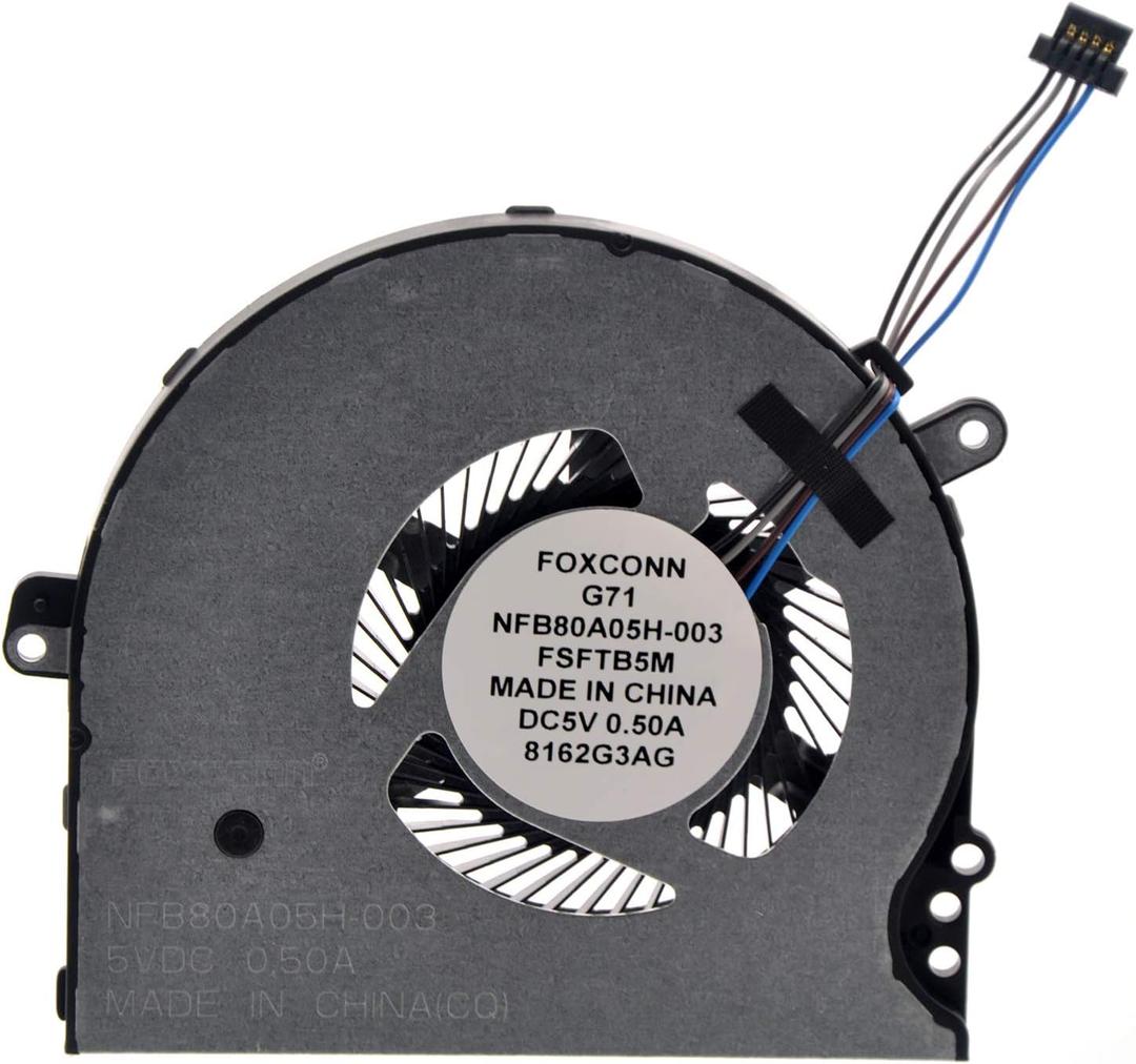 Replacement CPU Cooling Fan 927918-001 for HP Pavilion 15-CC 15-CK 14-BP 14-BK 15T-CC 14-BP 15-CC023CL 15-CK013CA