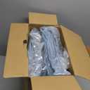 Bedsure Queen Comforter Set Mineral Blue - Bed in a Bag Queen 7 Pieces, Pintuck Bedding Sets Gift for Christmas, Pinch Pleat Bed Set with Queen Size Comforter, Sheets, Pillowcases & Shams