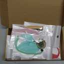 Mini Dream Catcher 8pcs Set - Car Interior Rearview Mirror Dangle Bag Pendant Charm 1.2" Diameter and 9" Long (Multiple Color 8pcs)