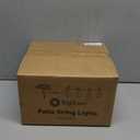 Brightown 108FT Solar String Lights Outdoor with Remote and 52 LED Shatterproof Bulbs, Dimmable & Timable, 3 Light Modes, Solar Patio String Lights Outdoor for Cafe, Garden, Deck, Outside Wedding